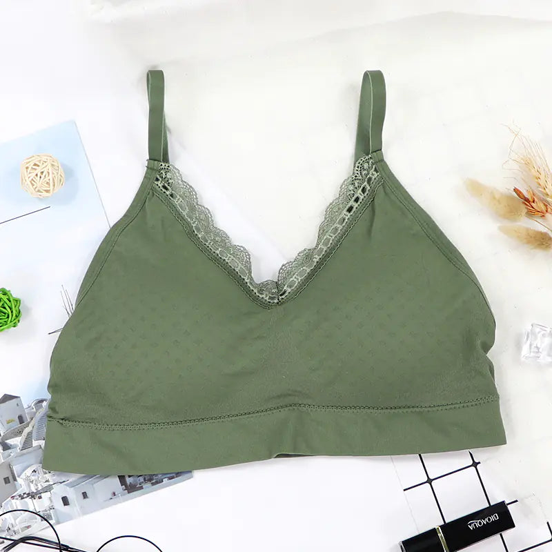 Gathered Lace Sexy Girl Outfit