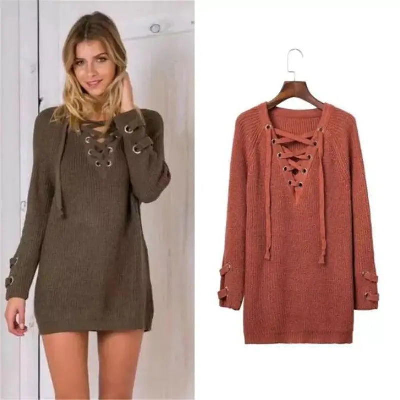 Mid-Length Sexy Sweater