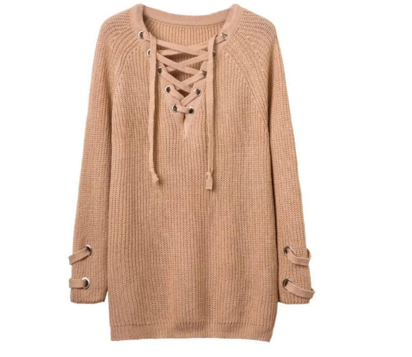 Mid-Length Sexy Sweater