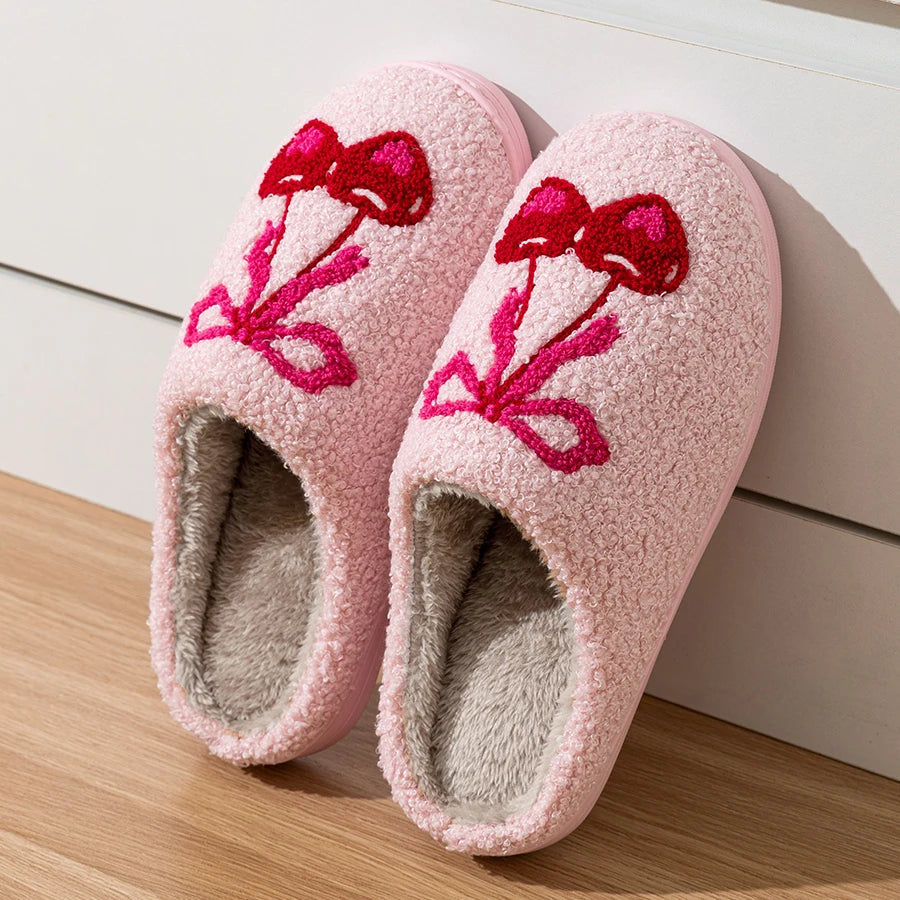 Women's Cherry Slippers