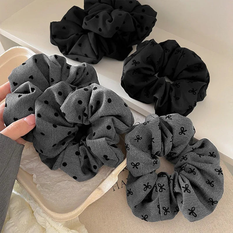 Black Scrunchies