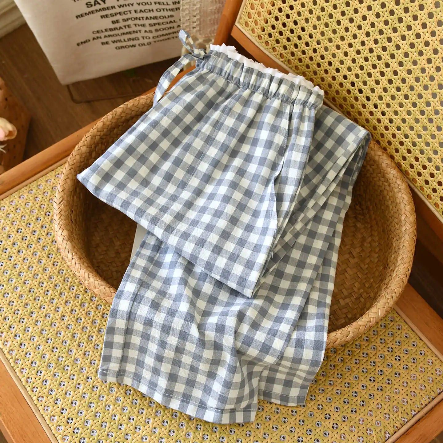 Women's Checkered Sleepwear