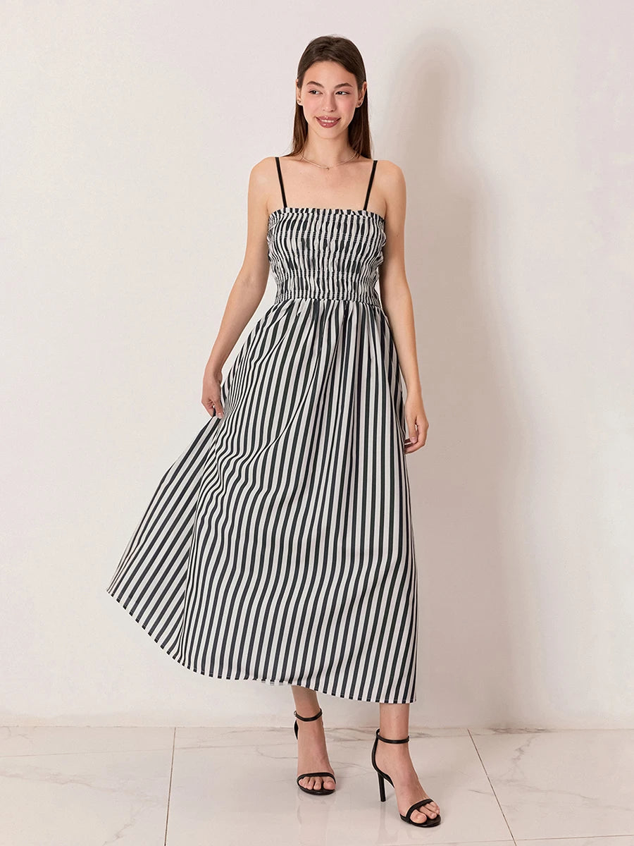 Vertical Stripe Dress