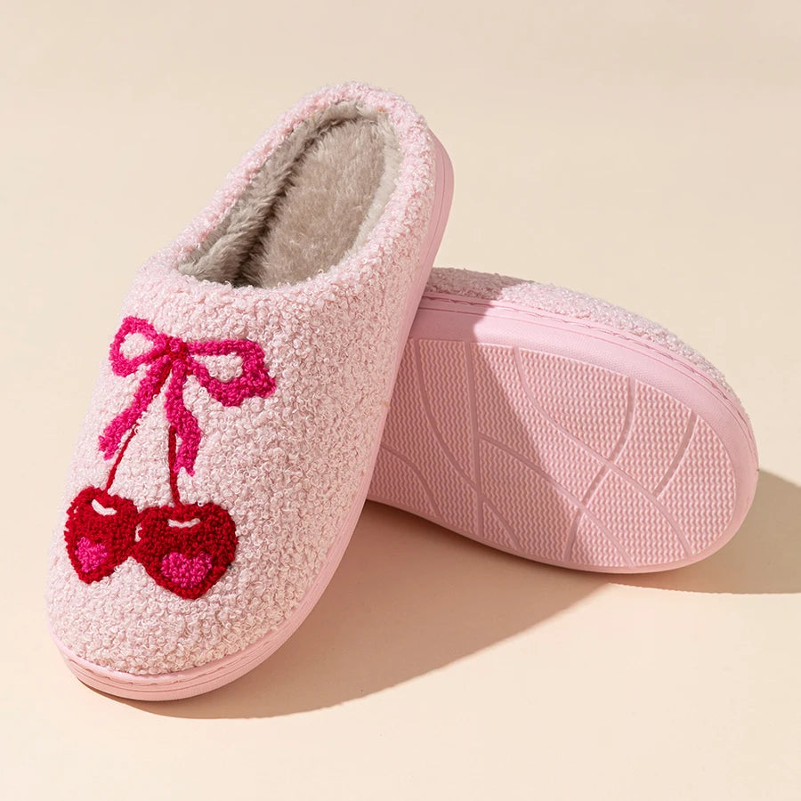 Women's Cherry Slippers