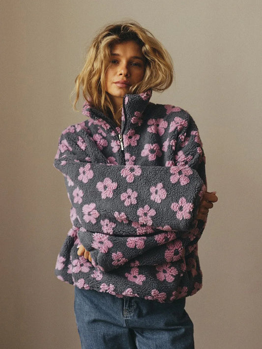 Winter Floral Hoodie