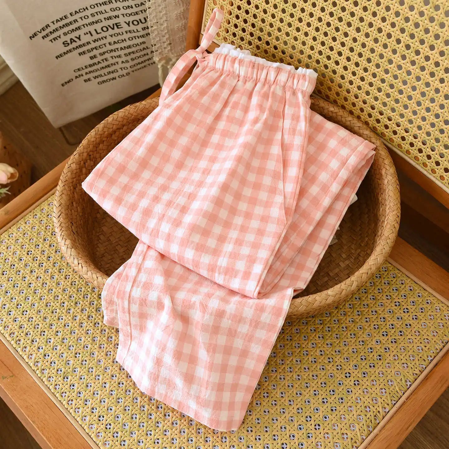 Women's Checkered Sleepwear