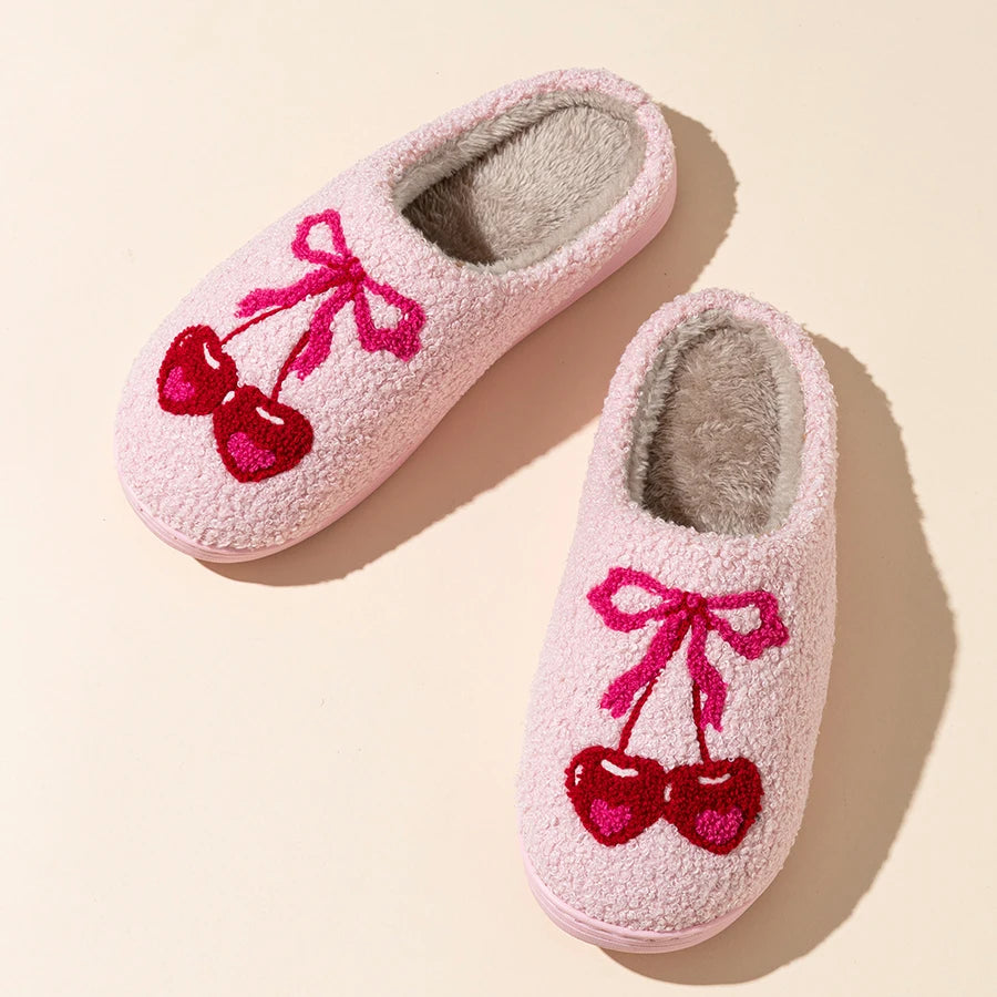 Women's Cherry Slippers