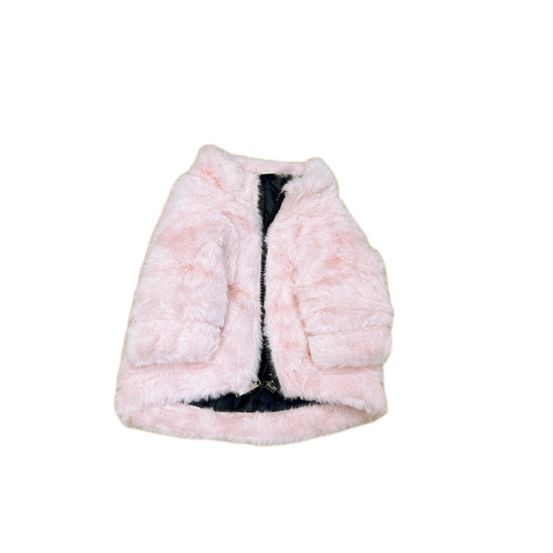 Dog Clothes Fur Coat Tide Brand Leopard Print